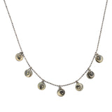 Mon Oeil Necklace thin chain (7 eyes)