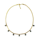 Mon Oeil Necklace statement chain (7 eyes)