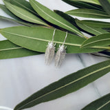 Cicada hook earrings silver