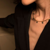 Mon Oeil Necklace statement chain (7 eyes)