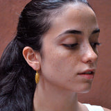 Cicada hook earrings gold