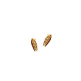 Cicada small stud earrings gold
