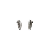 Cicada small stud earrings silver
