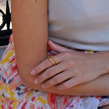 Thick Liquid Ring Gold