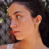 Double Liquid Earcuff Gold