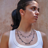 Mon Oeil Necklace statement chain (7 eyes)