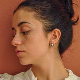 Silver non-identical Drop Earrings