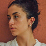 Double Liquid Earcuff Silver