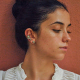 Double Liquid Earcuff Silver