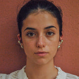 Double Liquid Earcuff Silver