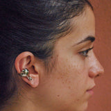Double Liquid Earcuff Silver