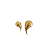 Gold non-identical Drop Earrings