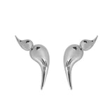 Silver Double Drop Earrings