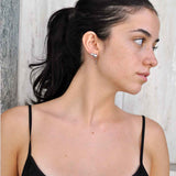 Silver Double Drop Earrings