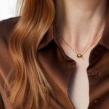 Gold Drop Pendant Small