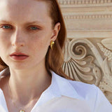 Gold Drop Pendant Large