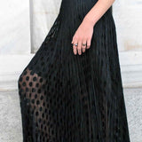 Black Drop Ring Small